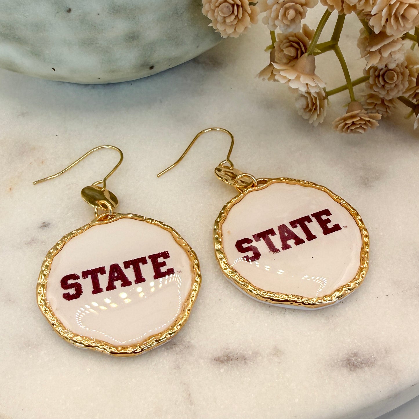 Mississippi State | STATE Halo Earrings