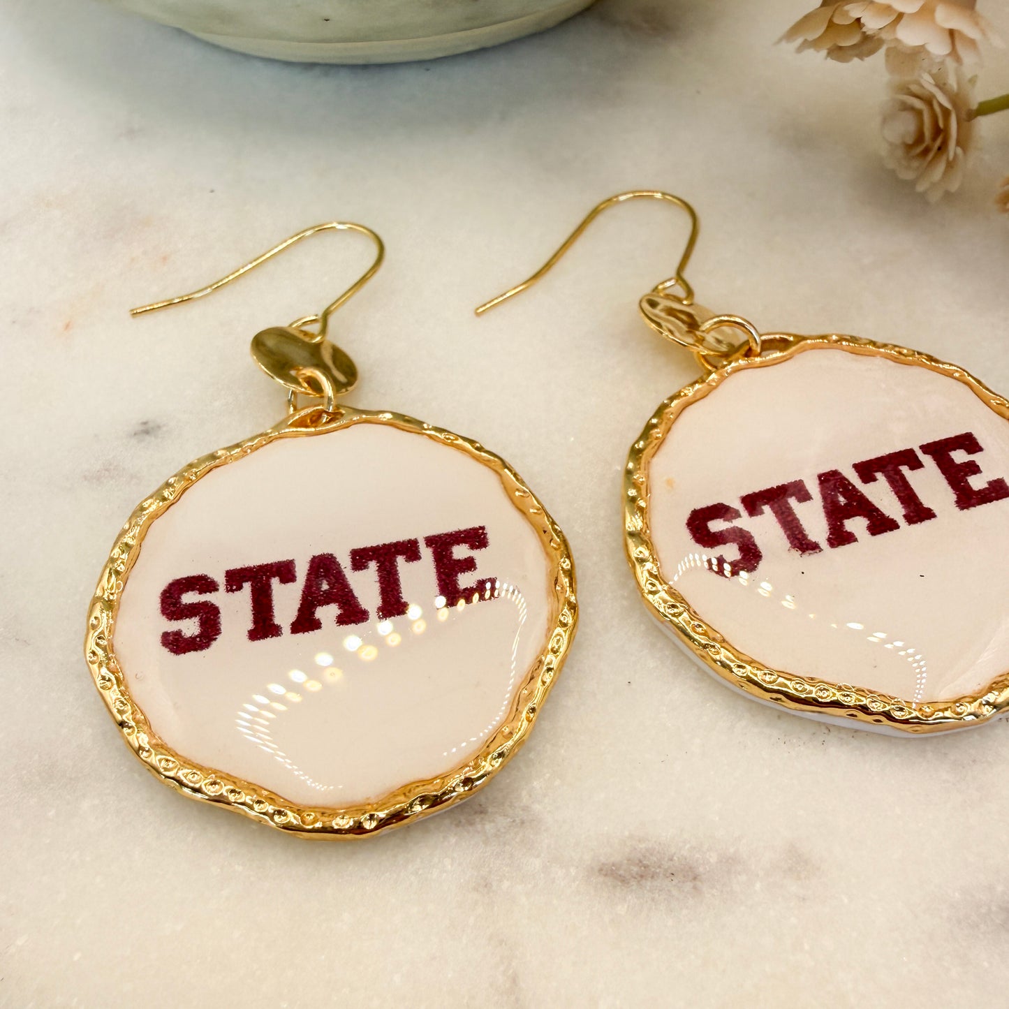 Mississippi State | Halo STATE Earrings