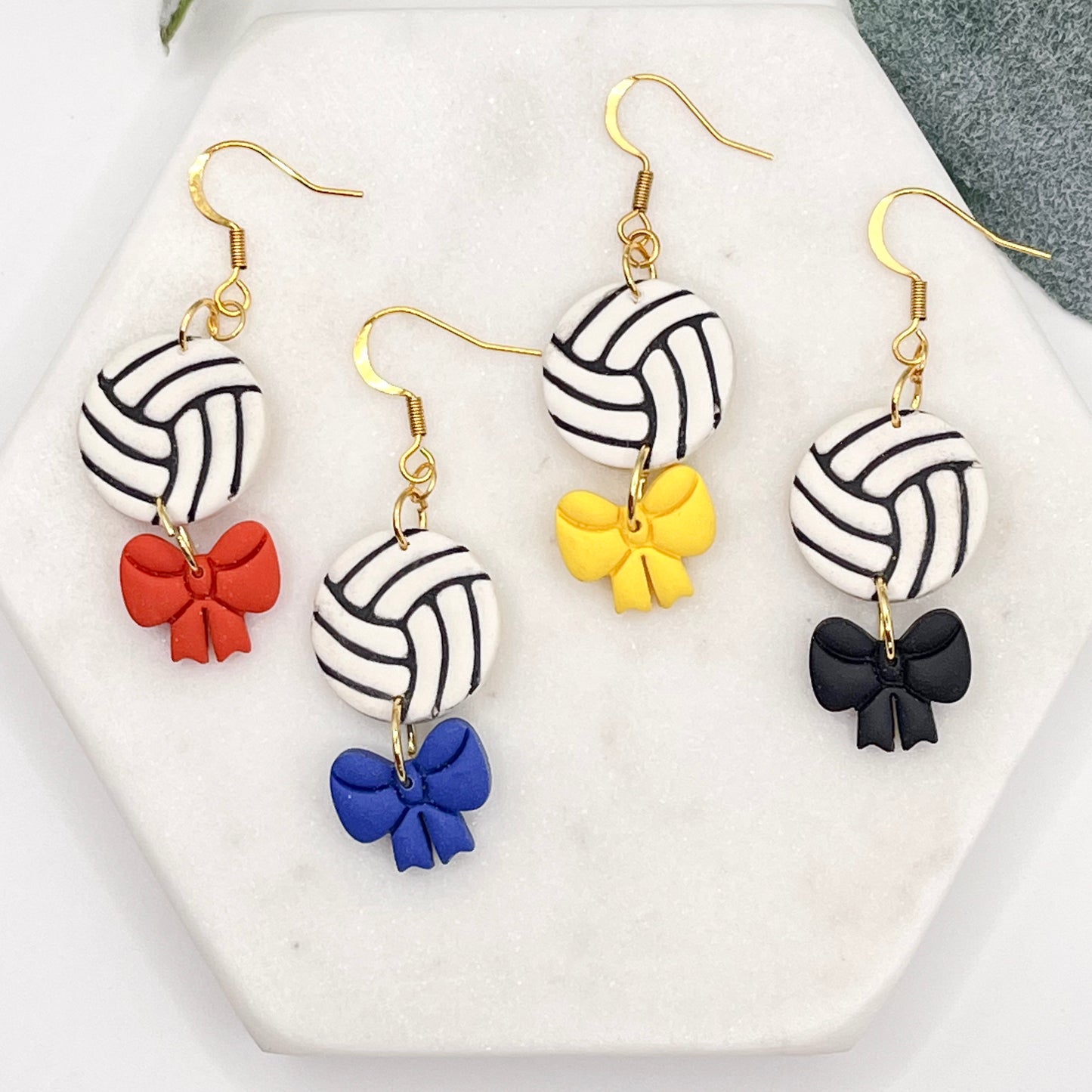 Volleyballs and Bows | Yellow