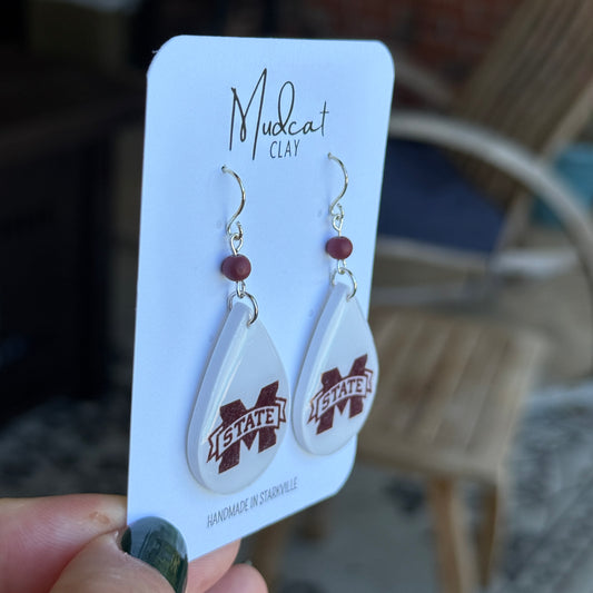 Mississippi State | "M-State" Banner on Long Teardrop