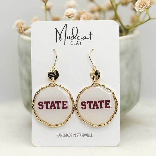 Mississippi State | STATE Halo Earrings