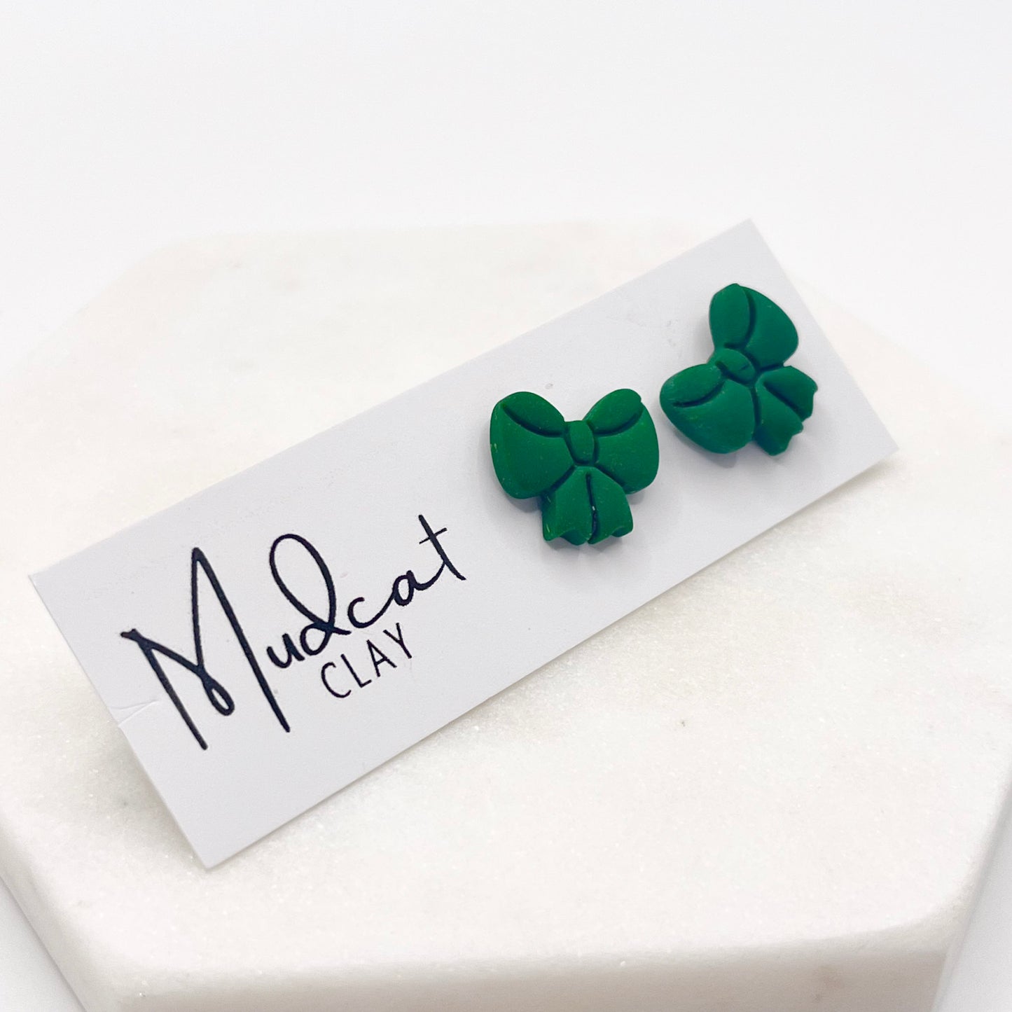 Bow Stud | Green