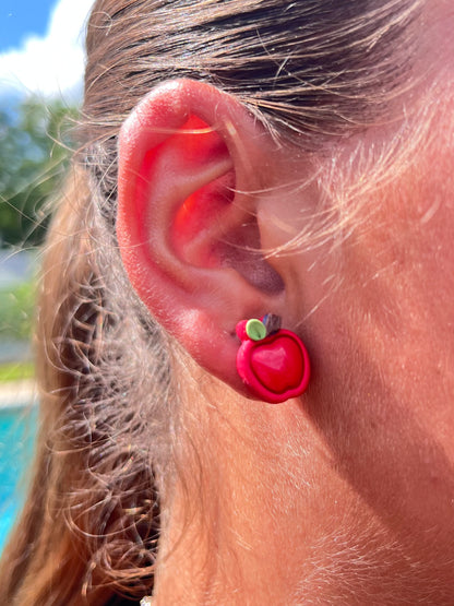 Mini Classic Apple Earrings
