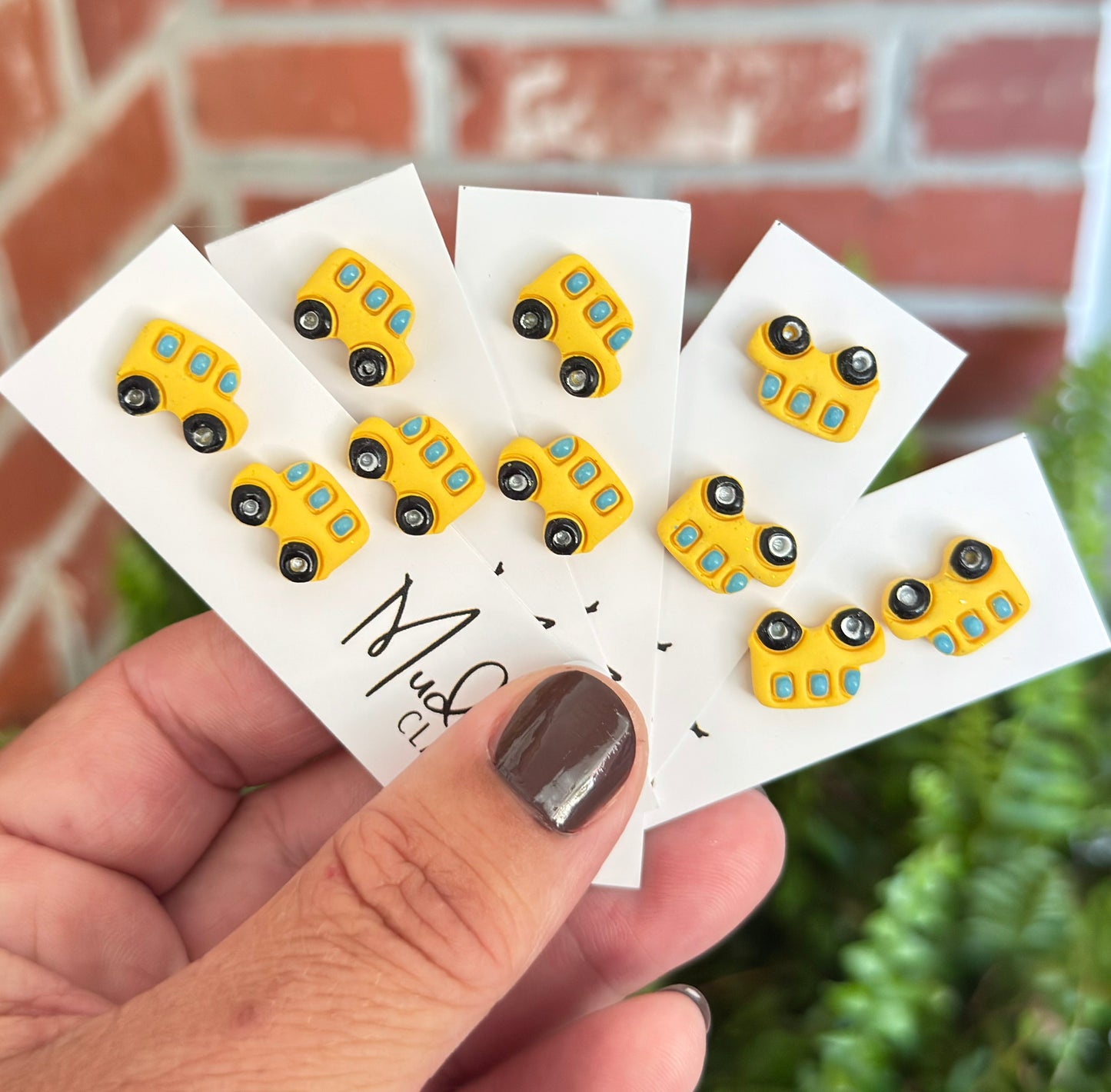 Mini School Bus Earrings