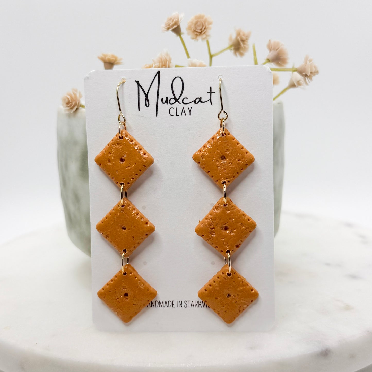 Cheez-It Earring Collection | Studs, Drops, & Dangles