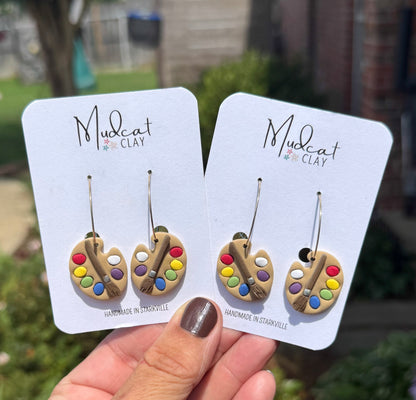 Paint Palette Earrings