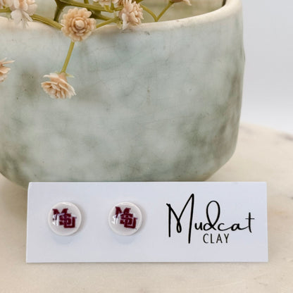 Mississippi State | Mini MSU Logo Studs