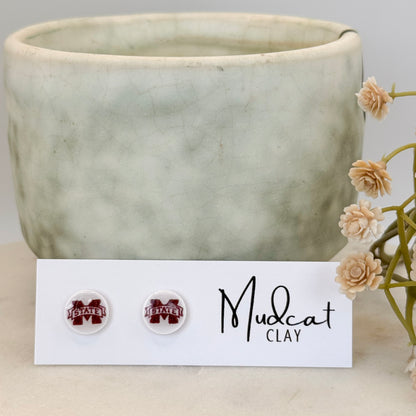 Mississippi State | Mini MSU Logo Studs
