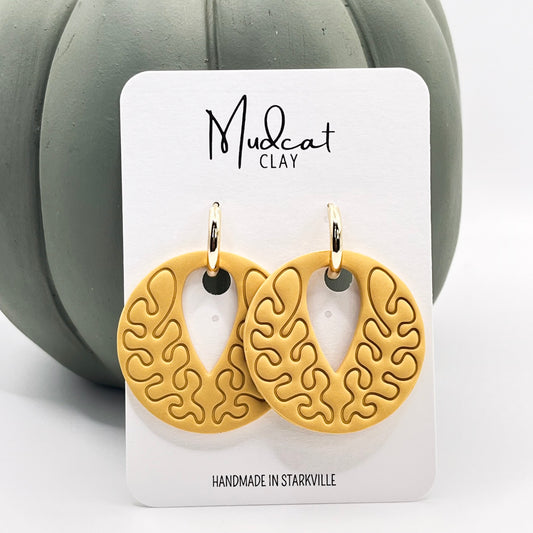 BoHo Leaves | Mustard Yellow