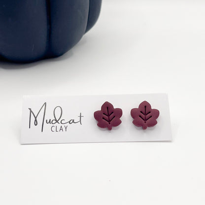 Maple Leaf Studs | Various Colors