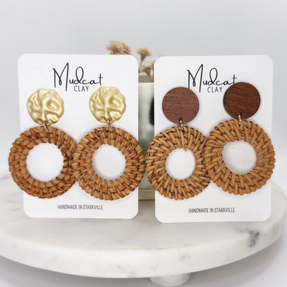 Rattan Hoops