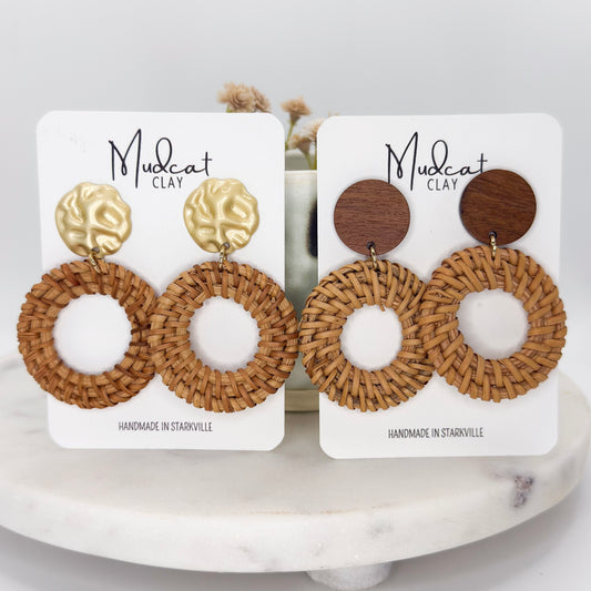 Rattan Hoops