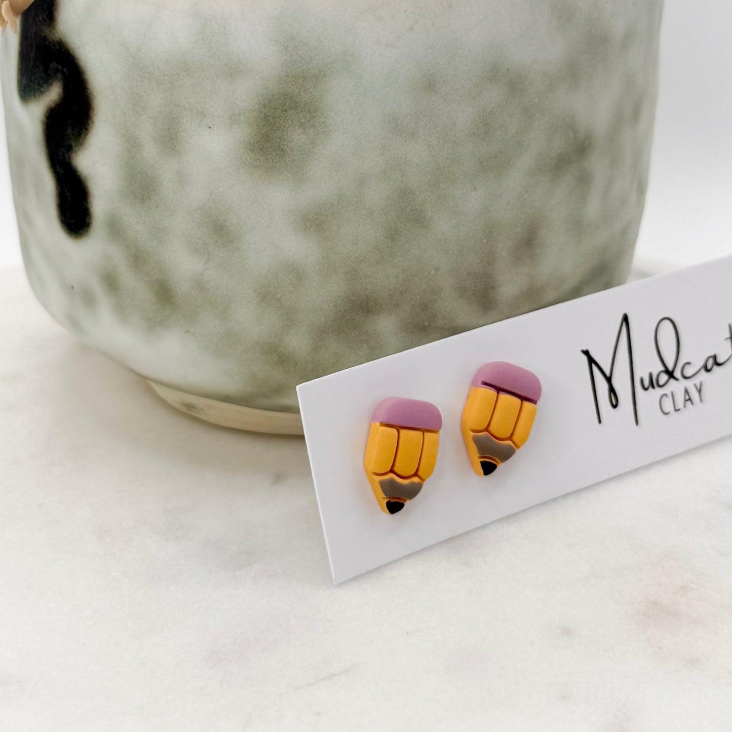 Mini Pencil Earrings