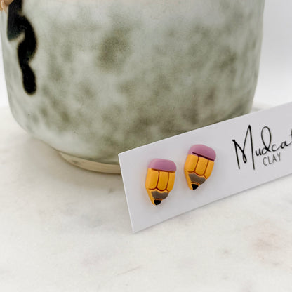 Mini Pencil Earrings