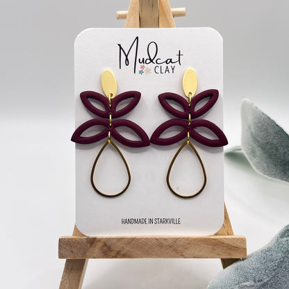 Mere | Maroon & Gold