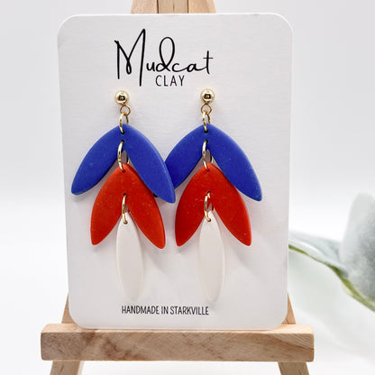 Drop Leaves (3 Tier) | Blue & Orange