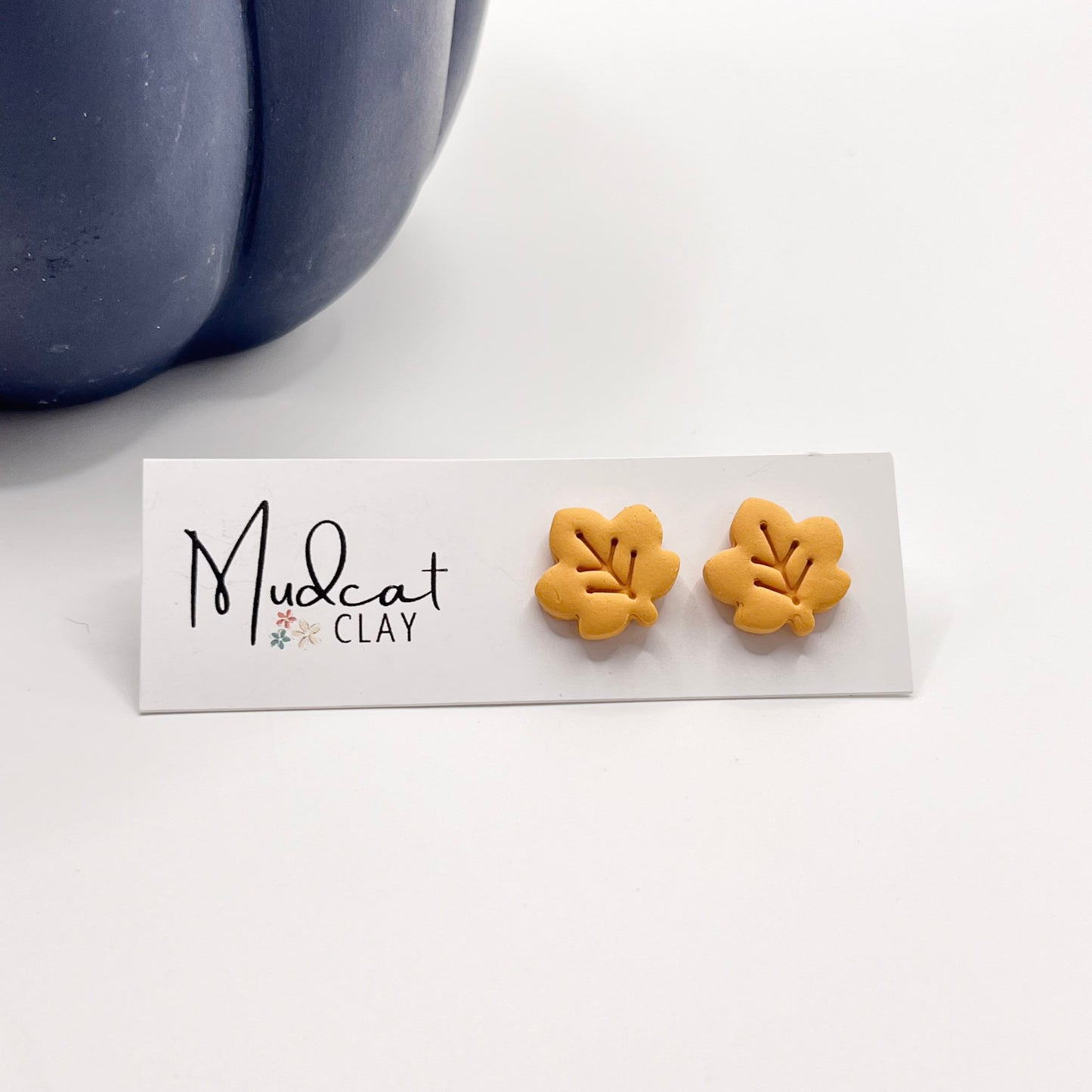 Maple Leaf Stud | Mustard Yellow