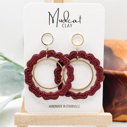 Hollow Mandala  | Maroon