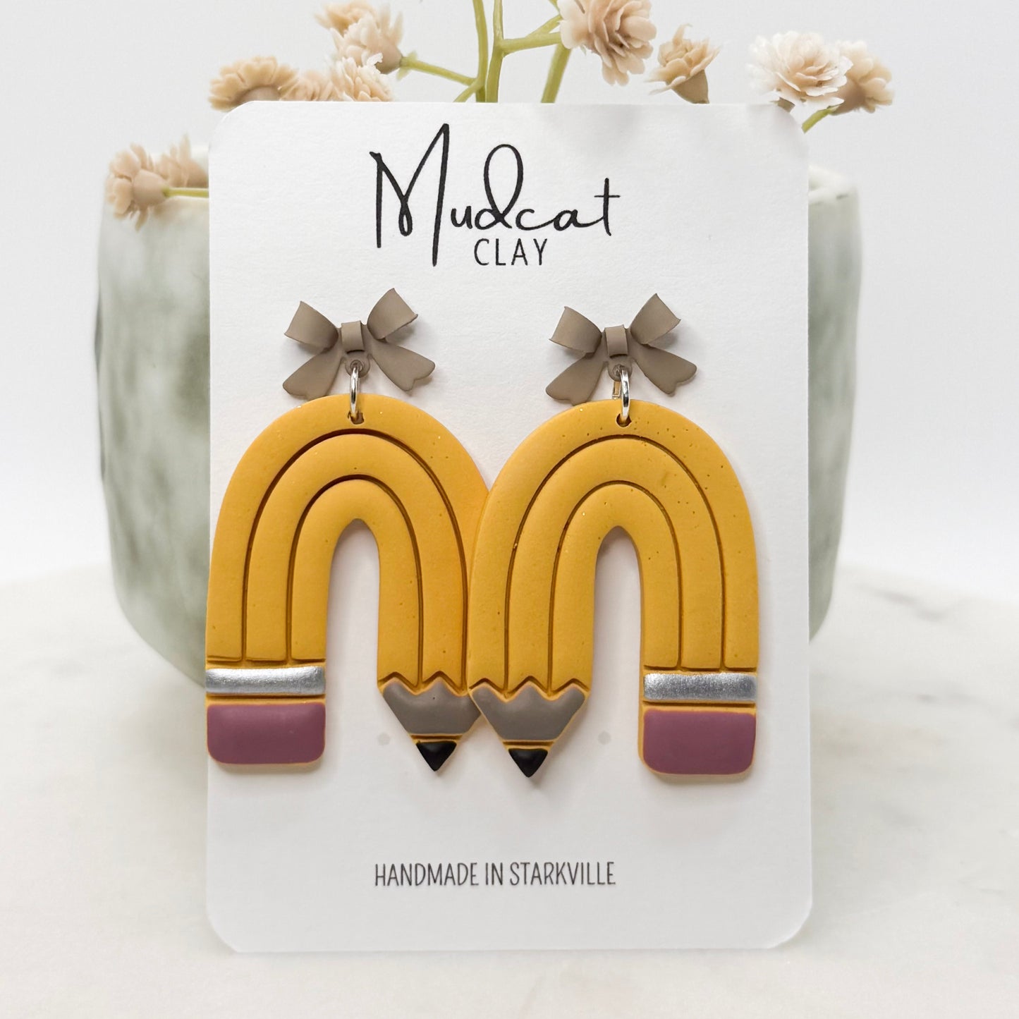Pencil-Arch Earrings