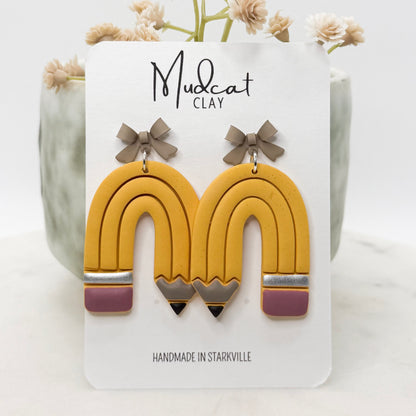 Pencil-Arch Earrings