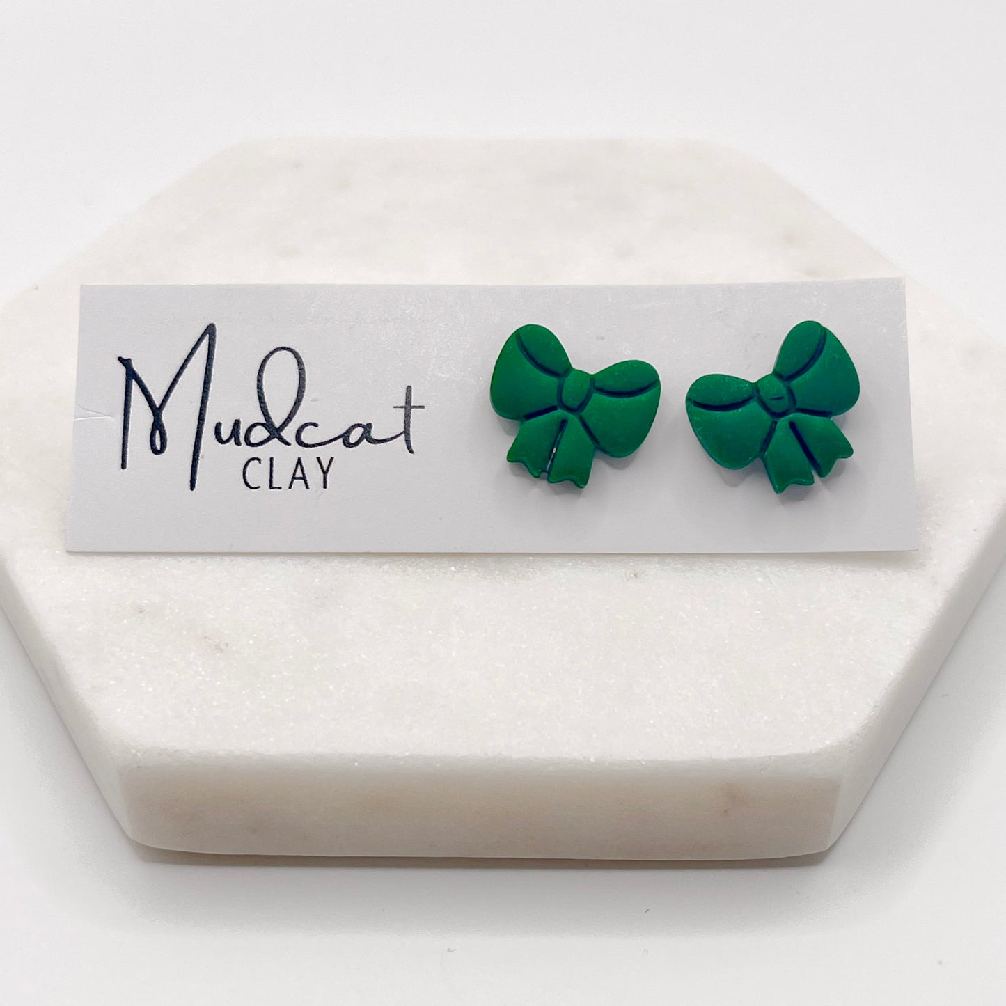 Bow Stud | Green