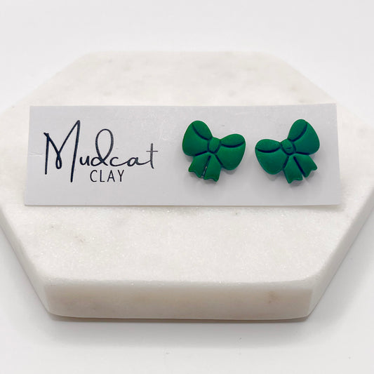 Bow Stud | Green