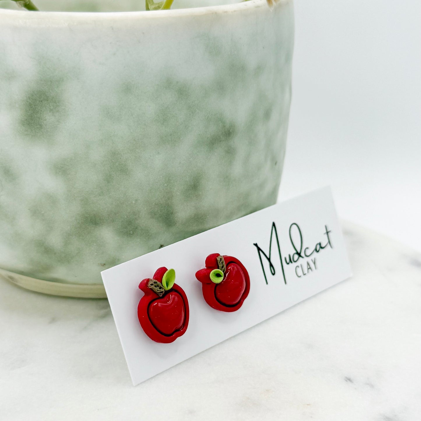 Mini Classic Apple Earrings
