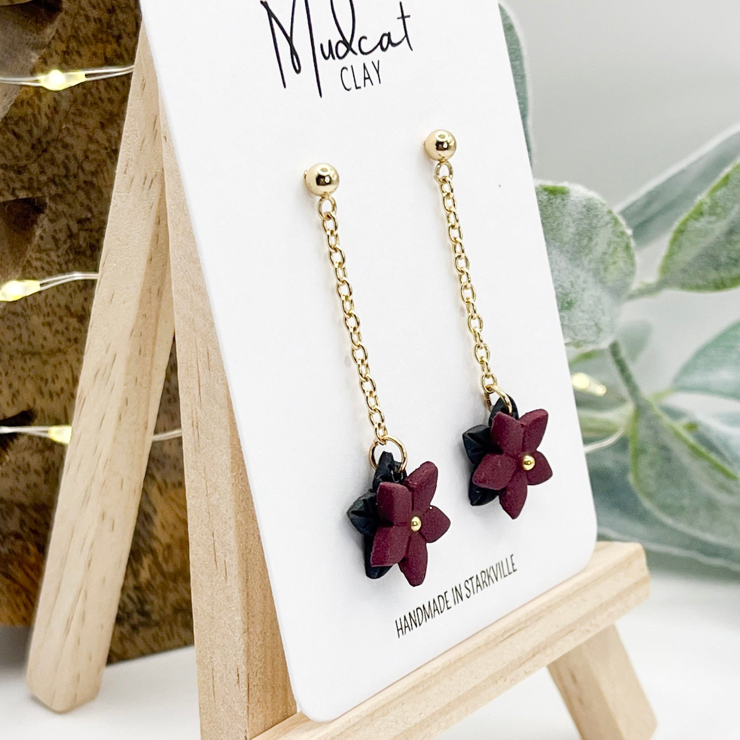 Poinsettia Dangle