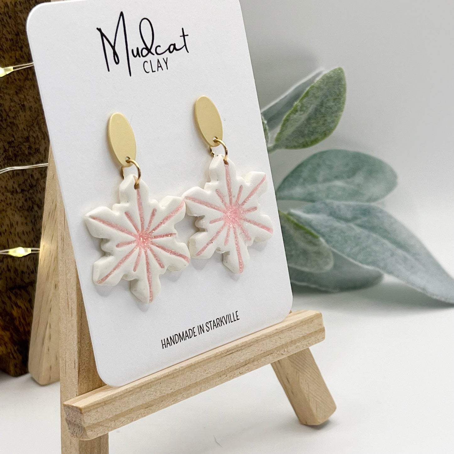 Snowflakes w/ Pink Center