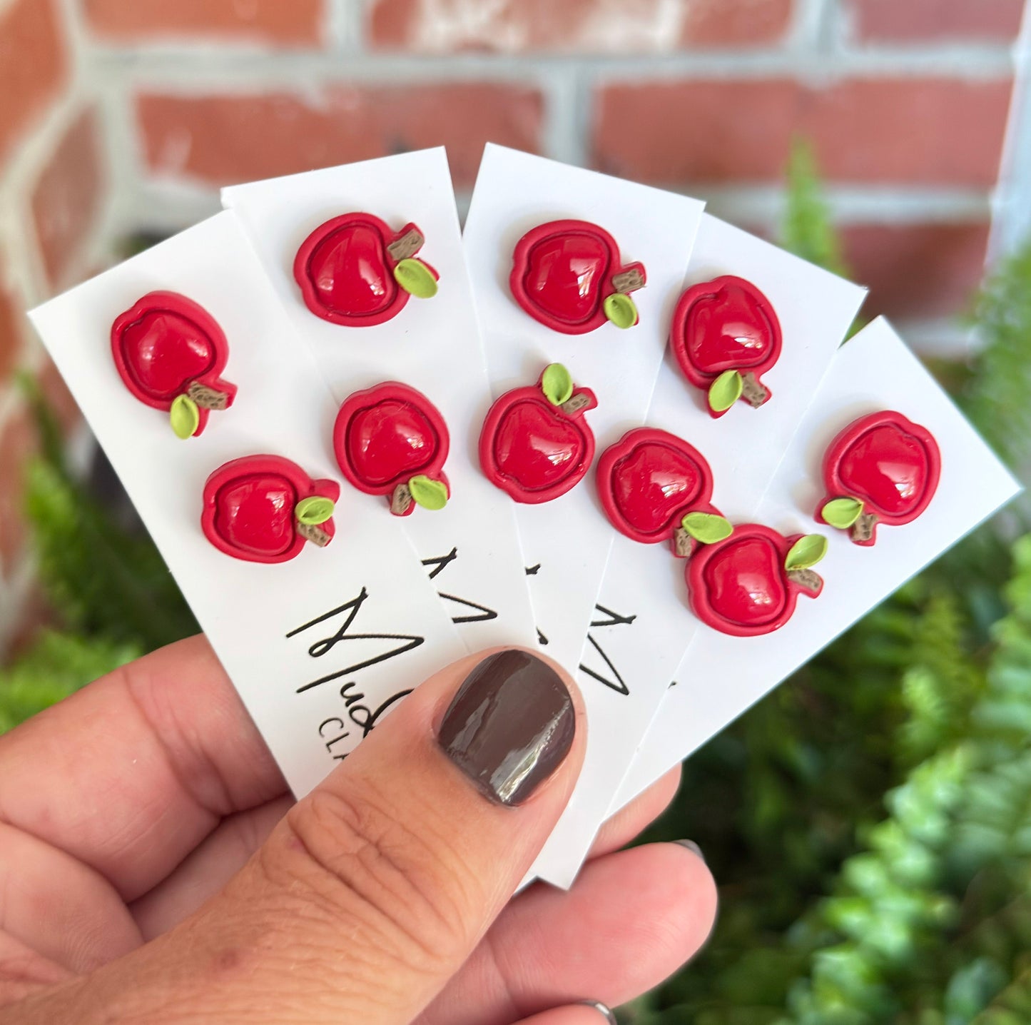 Mini Classic Apple Earrings