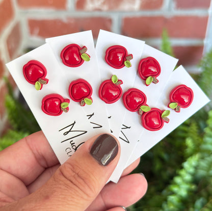 Mini Classic Apple Earrings