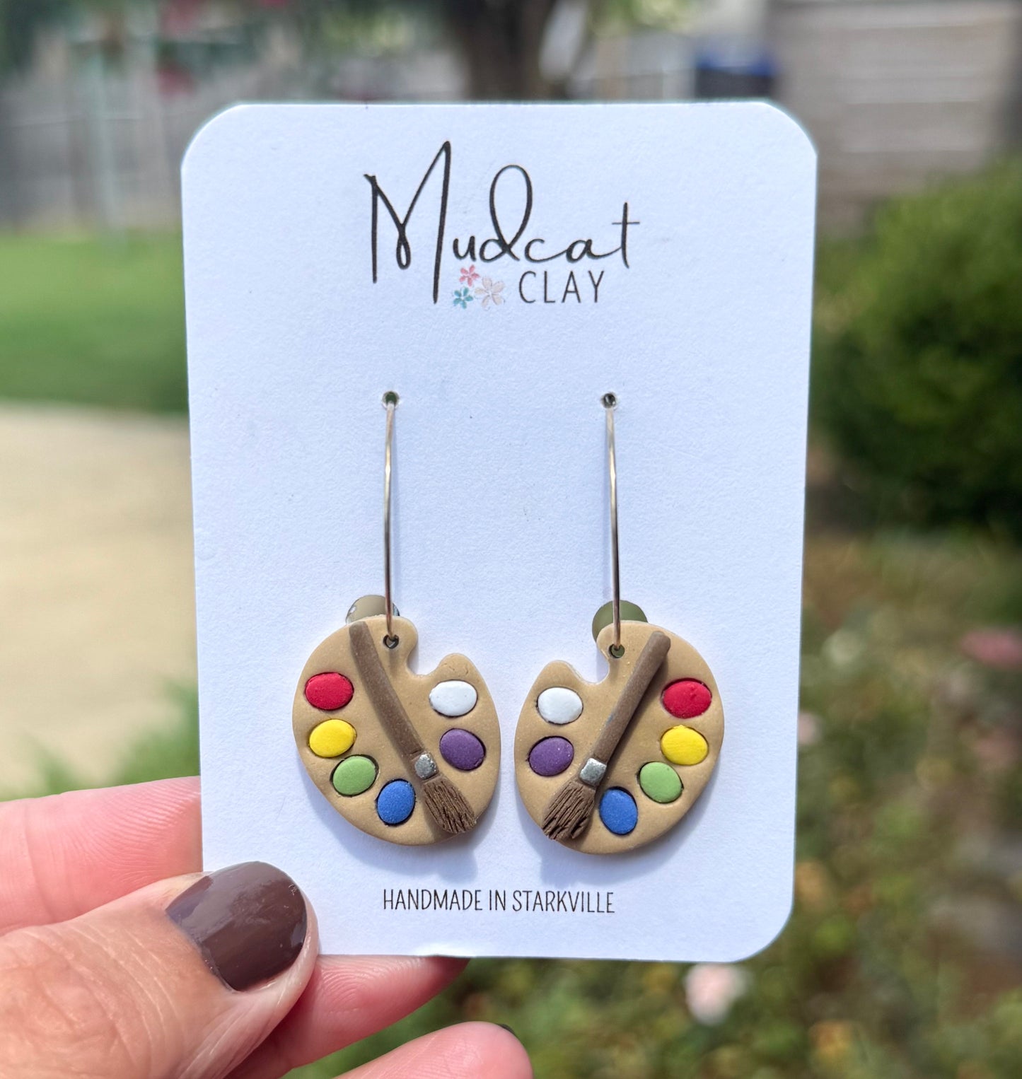 Paint Palette Earrings