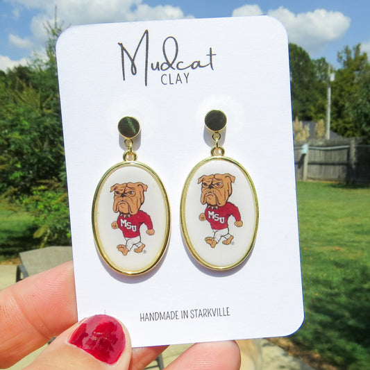 Mississippi State “College Vault” Collection | Walking Bully Earrings