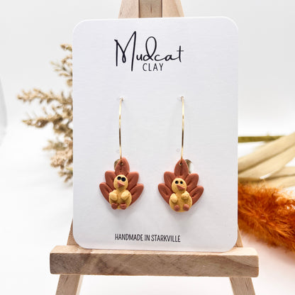 Thanksgiving Turkey | Gold Hoop