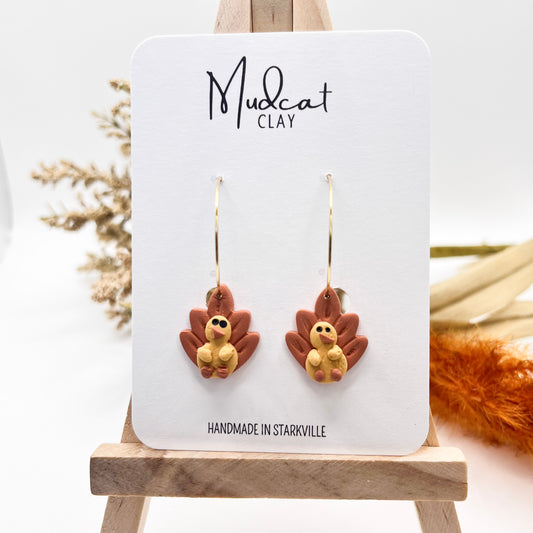 Thanksgiving Turkey | Gold Hoop