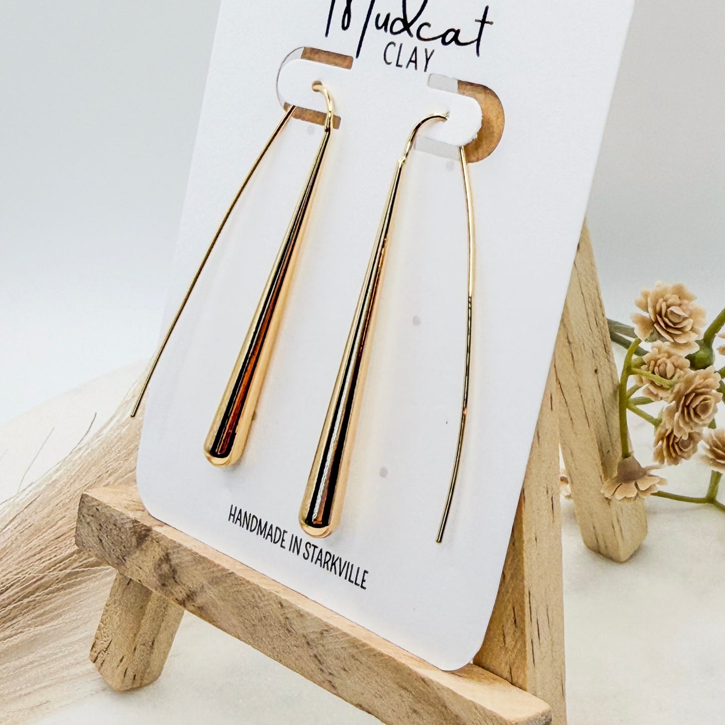 Long Gold Drops