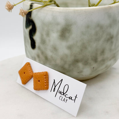 Cheez-It Earring Collection | Studs, Drops, & Dangles