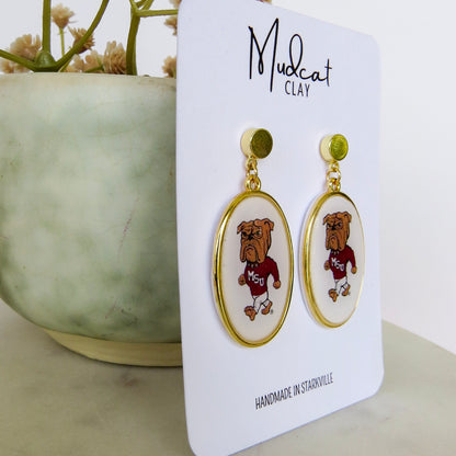 Mississippi State “College Vault” Collection | Walking Bully Earrings
