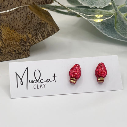 Christmas Lights Studs | Various Colors
