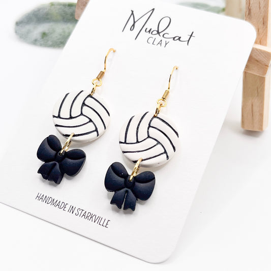 Volleyballs and Bows | Black