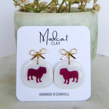 Mississippi State | Silhouette Bully Earrings