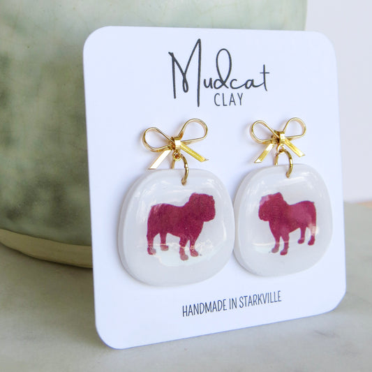 Mississippi State | Silhouette Bully Earrings
