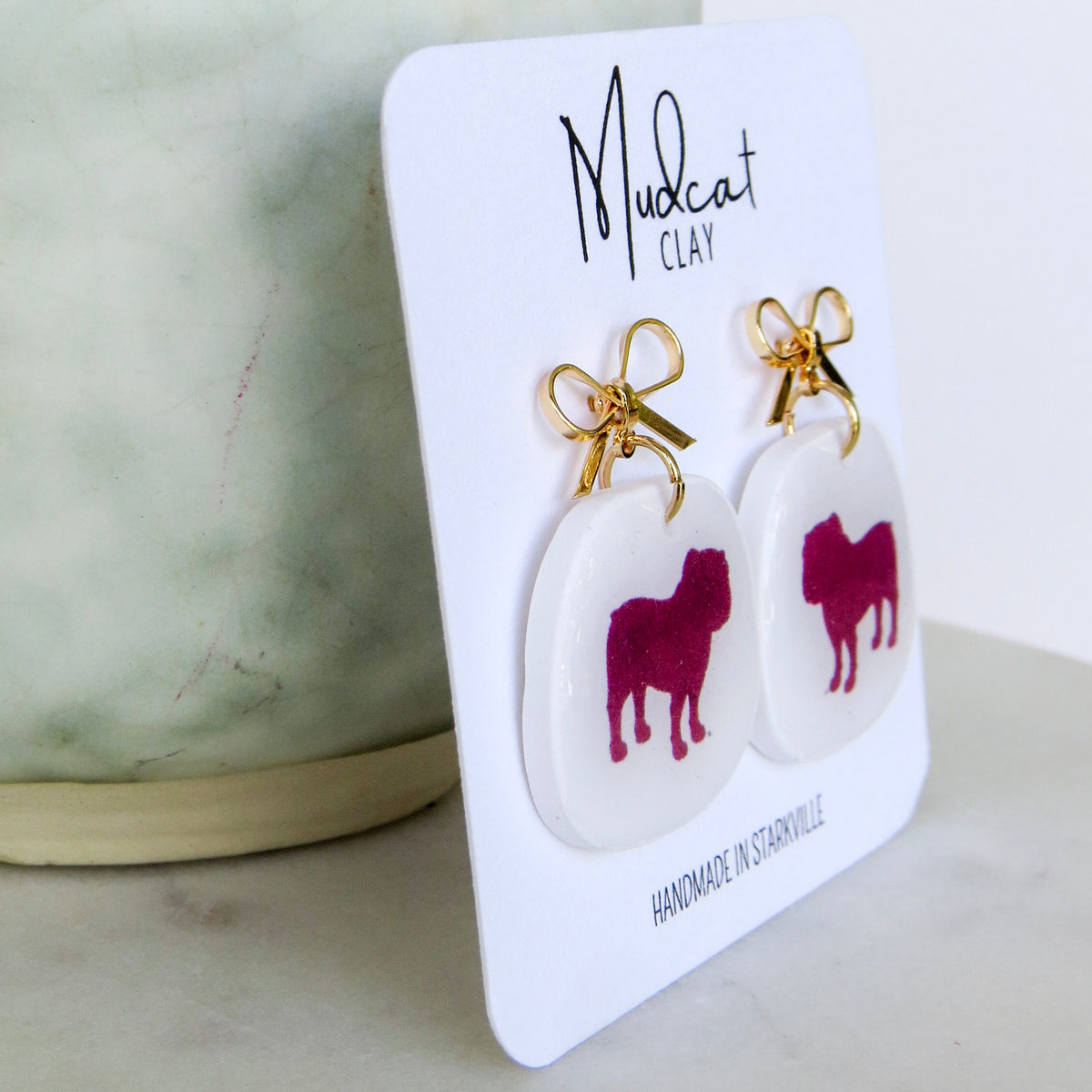 Mississippi State | Silhouette Bully Earrings