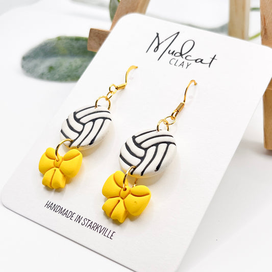 Volleyballs and Bows | Yellow