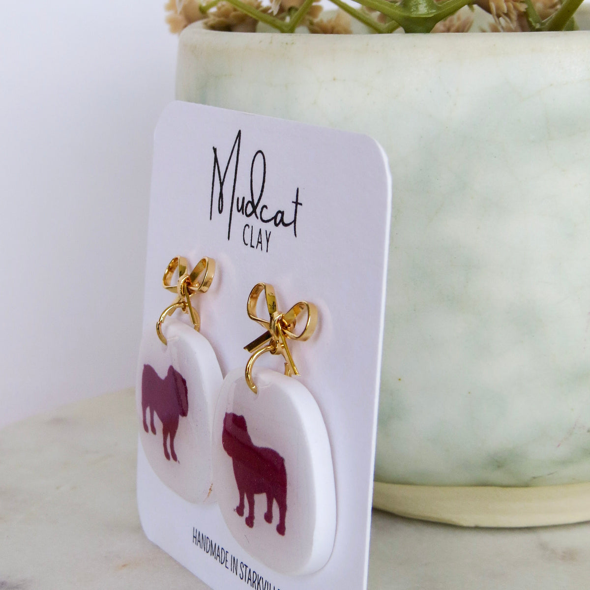 Mississippi State | Silhouette Bully Earrings