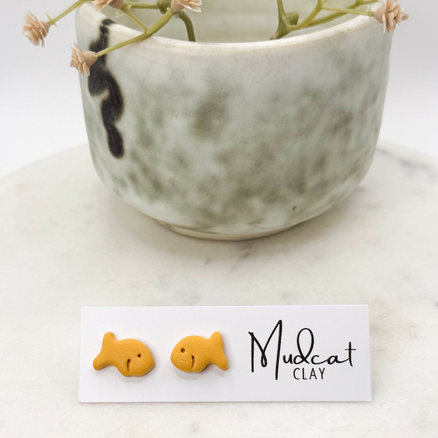 Goldfish Cracker Earrings