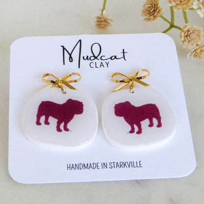 Mississippi State | Silhouette Bully Earrings