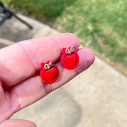 Mini Classic Apple Earrings