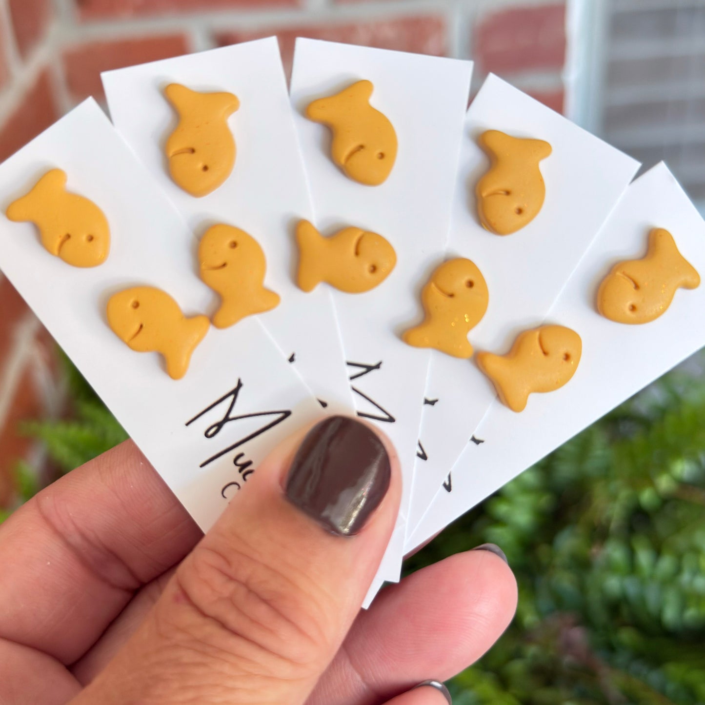 Goldfish Cracker Earrings