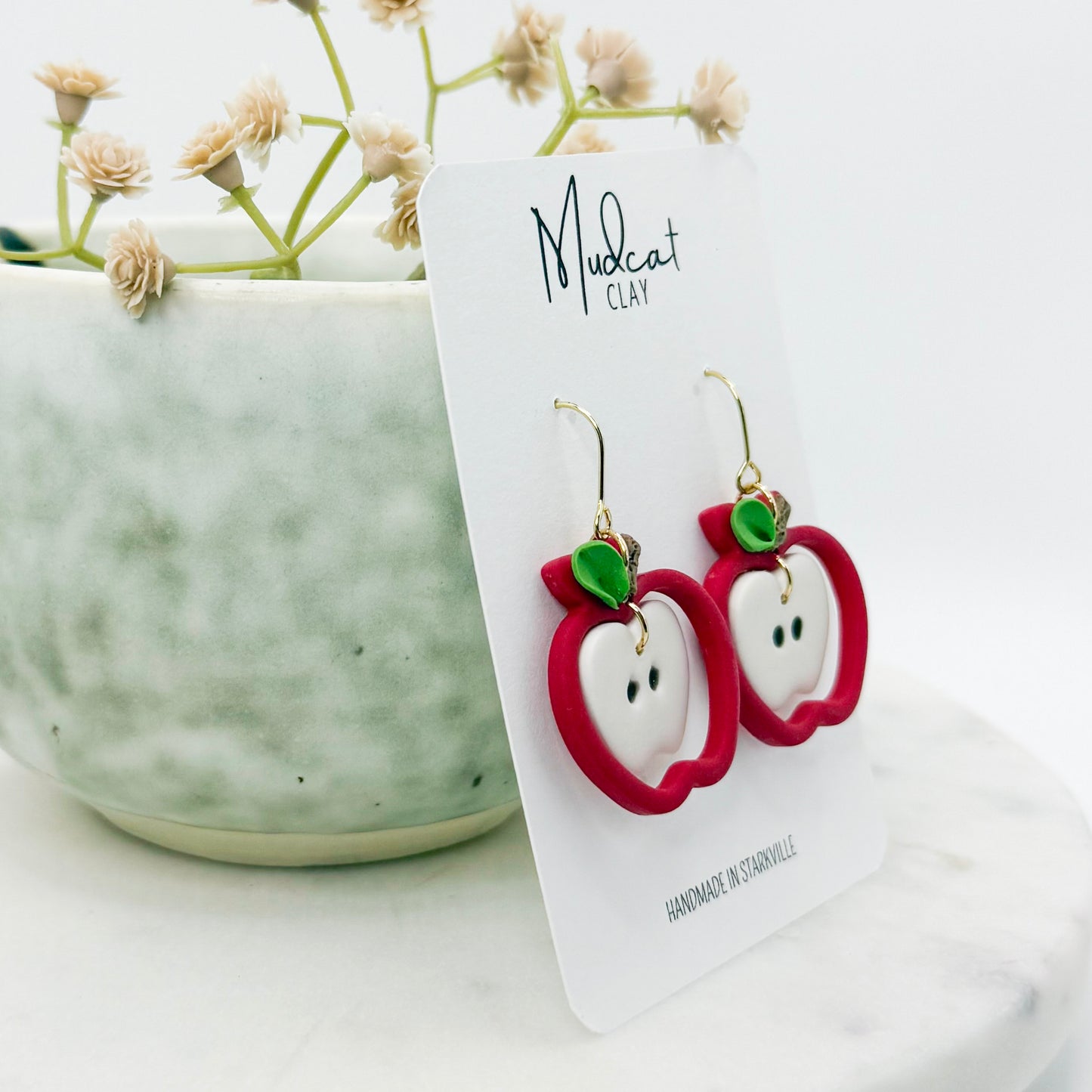 Classic Apple Earrings